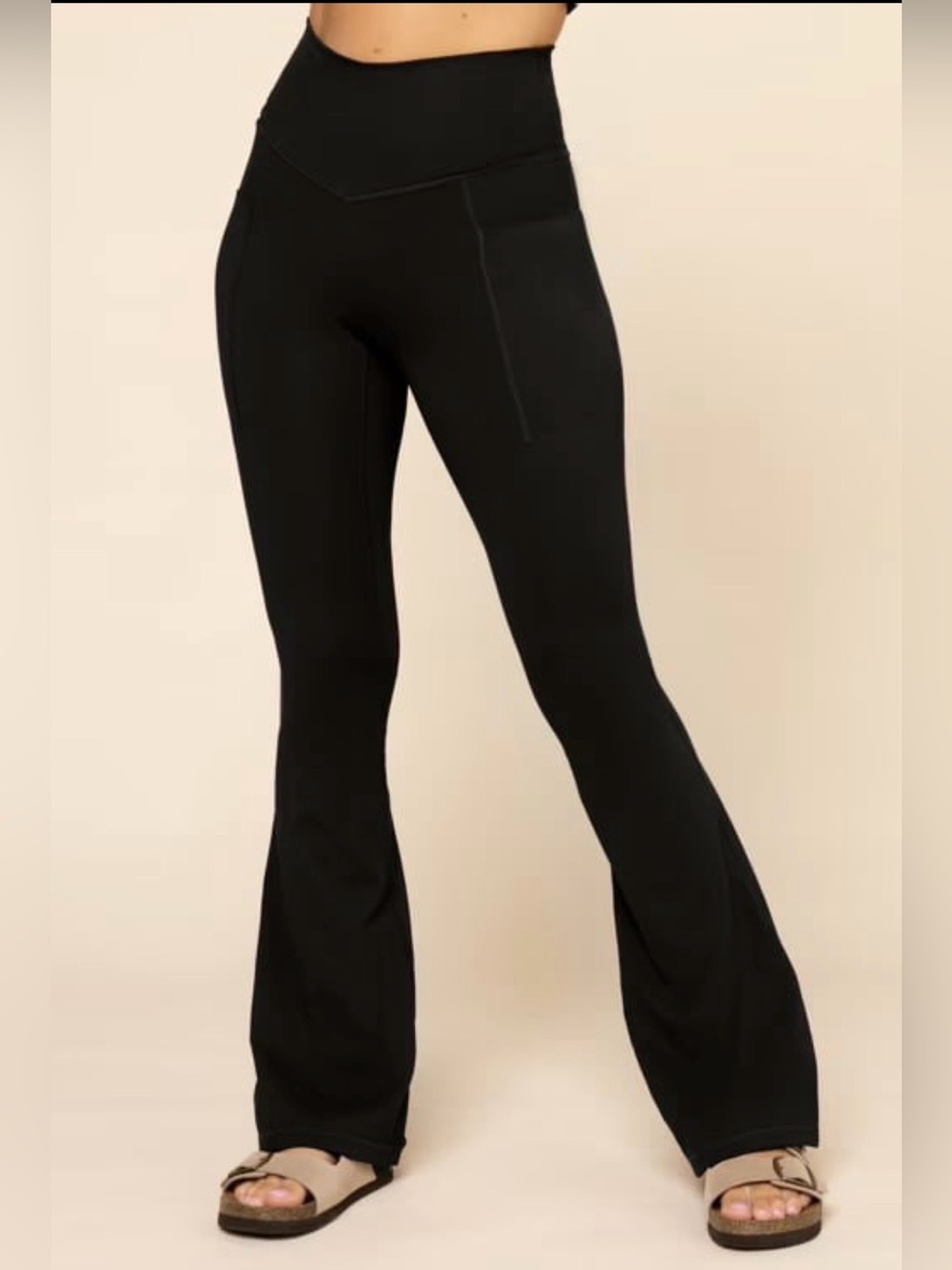 Popflex Supersculpt flared leggings Small Black petite